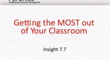 Getting the most out of your classroom