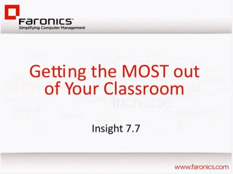Getting the most out of your classroom
