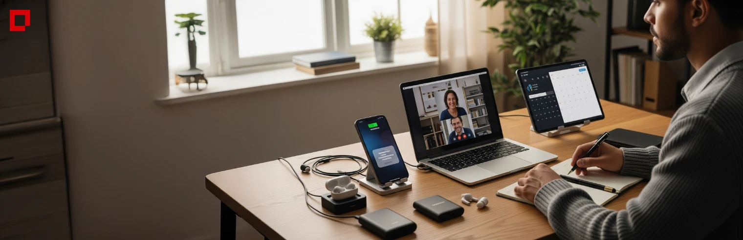 Managing Mobile Devices While Working From Home