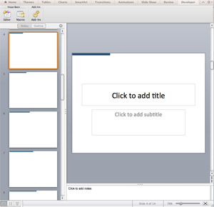 Powerpoint progress bar is easy to add using our macro.