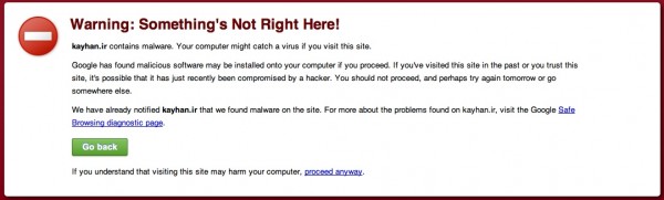 Google Chrome Saves You From Malware