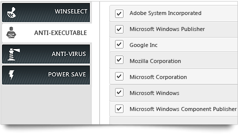 Anti-Executable Service