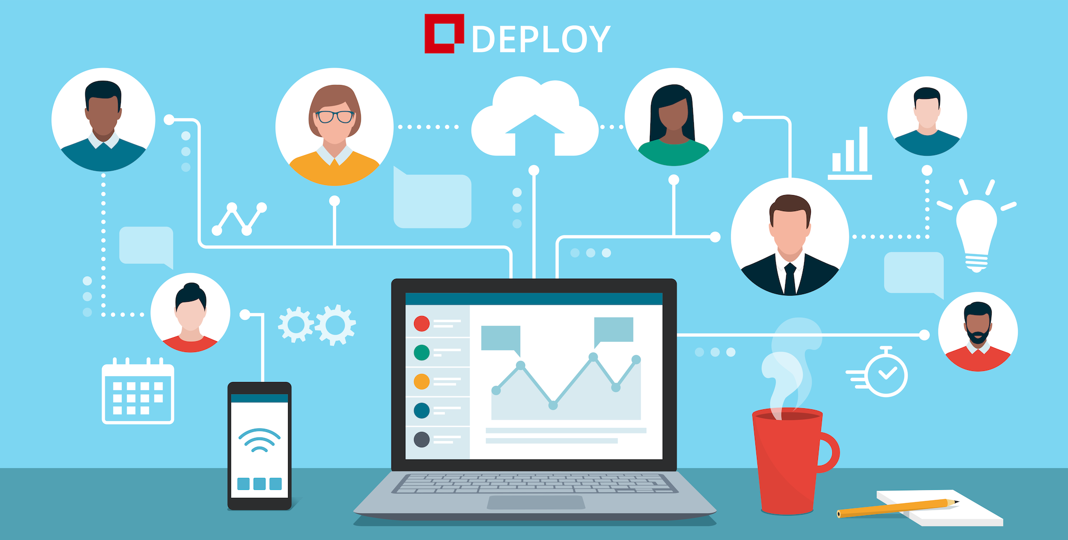 Faronics Deploy allows lightning-fast deployment with real-time updates. You can set all your software and Windows to update according to a defined maintenance schedule, remote control into any user sessions, keep on top of all your software licensing, and save money on energy.